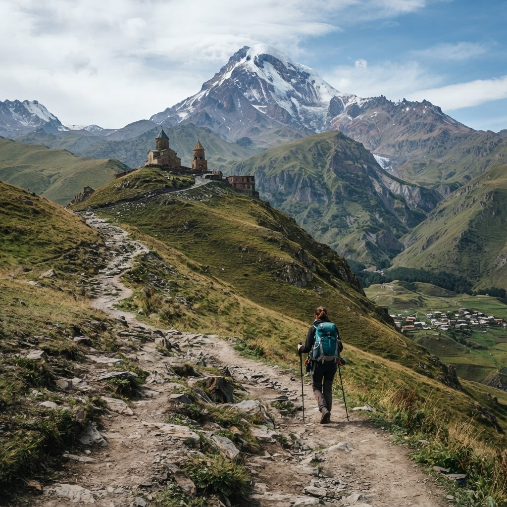 Gergeti Church Hike