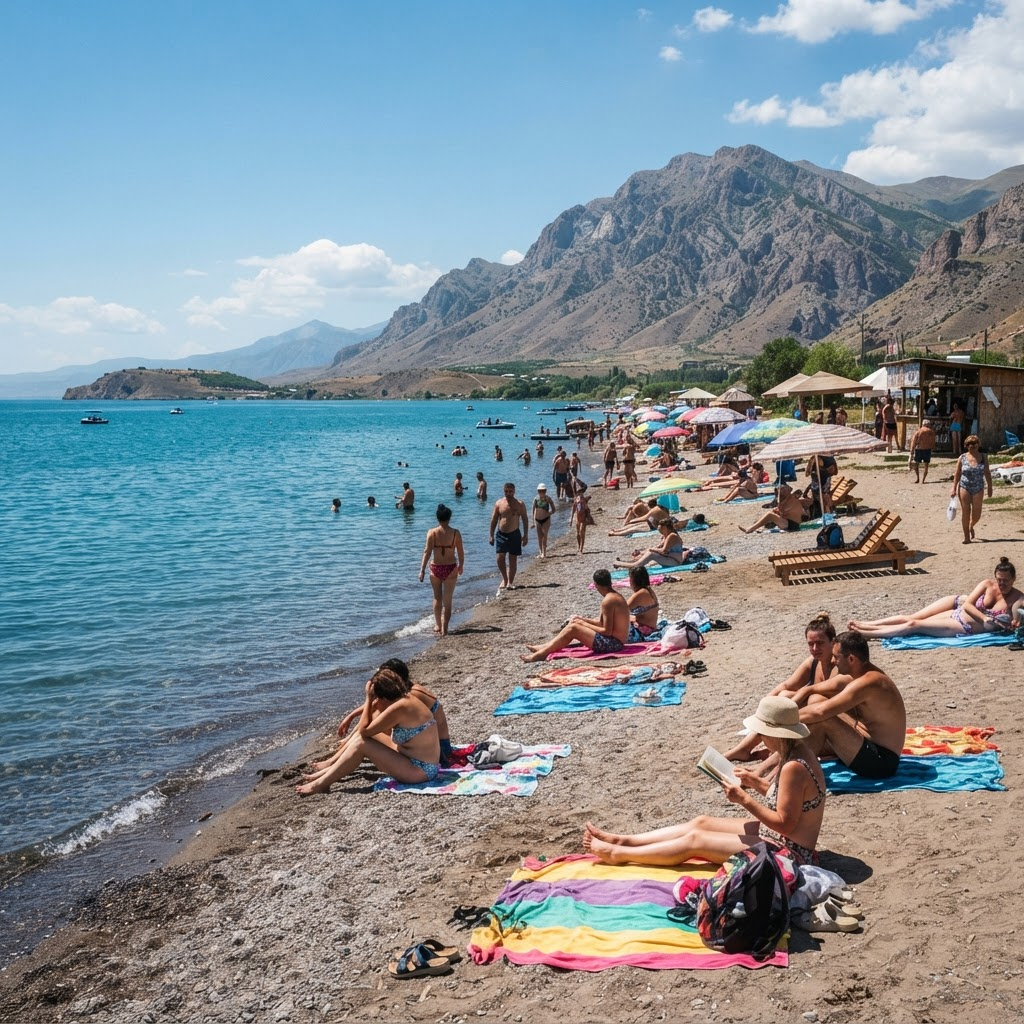 Lake Sevan Beach Day