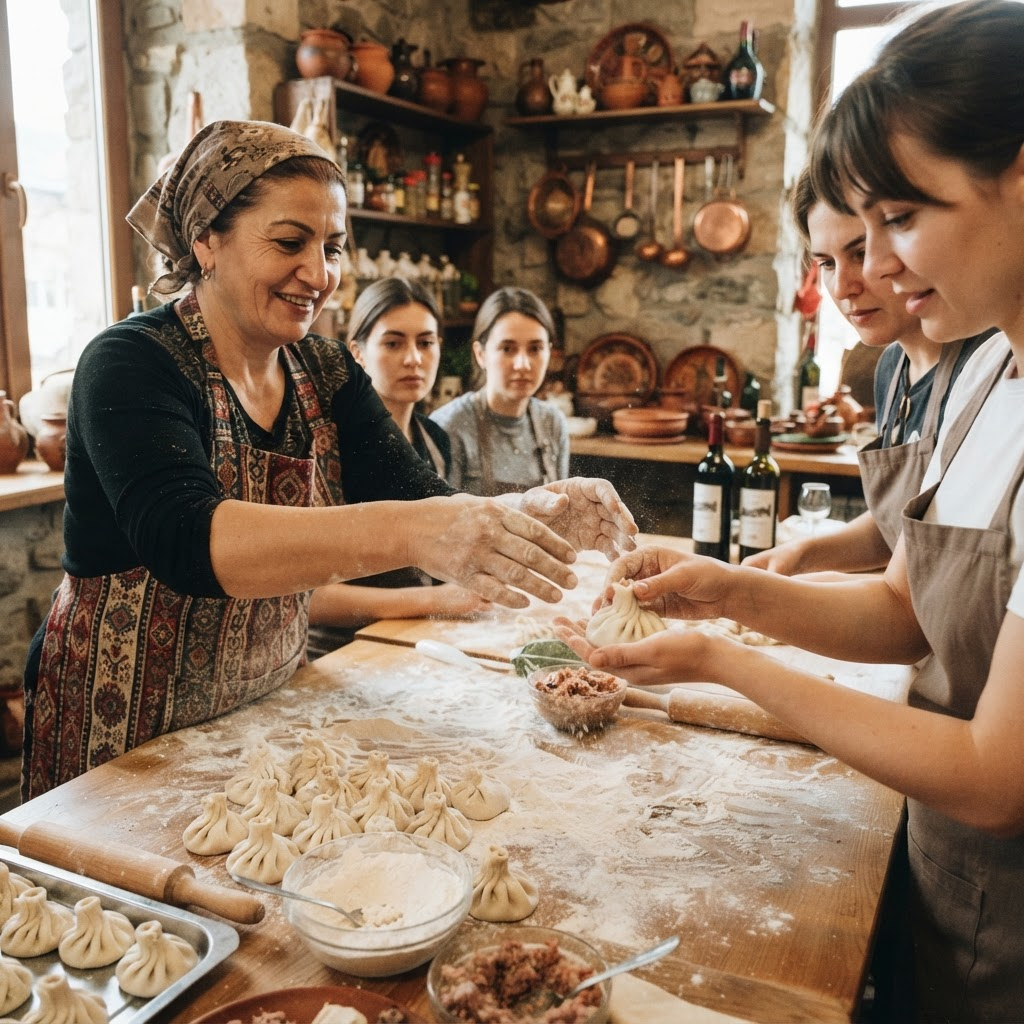 Khinkali Cooking Class