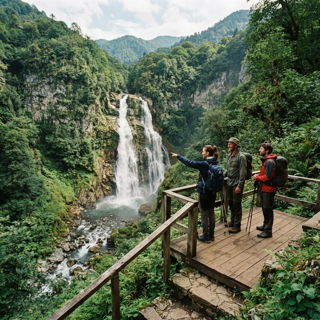 Waterfall Hiking